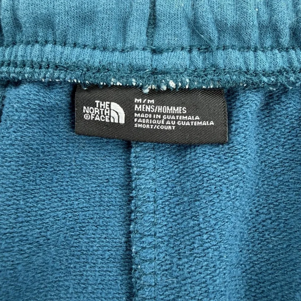 THE NORTH FACE Sweat Shorts Men's Medium Turquoise‎ Fleece Activewear Runner
